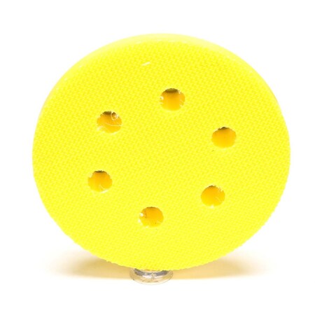 3M Hookit Clean Sanding Soft Disc Pad 20428, 3 In X 3/4 In X 1/4-20 External 6 Holes 7010360095